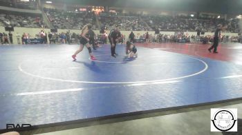 118 lbs Consi Of 32 #2 - McKenna Steinbach, Wyandotte HS Girls vs Bailey Wallace, Choctaw Jh
