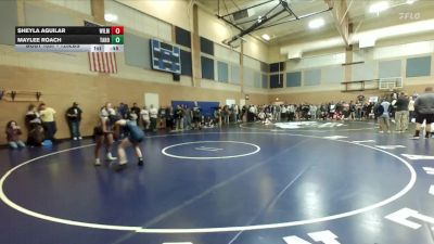 125lbs Cons. Round 4 - Maylee Roach, Tahoma (Girls) vs Sheyla Aguilar, Willamette (Girls)