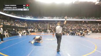 8A 157 lbs Quarterfinal - Campbell Tufts, Millbrook vs Isaiah Johnson, Hoke County High School
