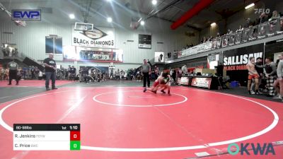 80-98 lbs Rr Rnd 5 - Rylan Jenkins, Fort Gibson Youth Wrestling vs Cooper Price, Brushy Wrestling Club