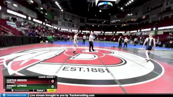 120 lbs Champ. Round 1 - Danny Leming, Eagle vs Justus Briggs, Meridian