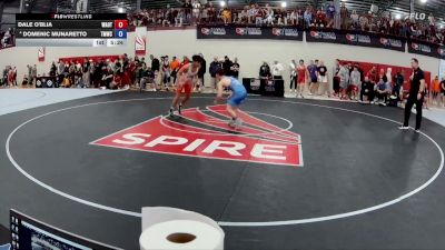 57 kg Champ. Round 2 - Dale O'Blia, Wrestling Academy Of The Rockies vs Domenic Munaretto, Titan Mercury Wrestling Club (TMWC)
