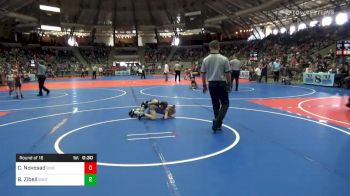 Prelims - Charley Novosad, Bixby Wrestling Club vs Braxton Zibell, Bartlesville Wrestling Club