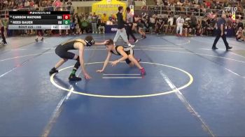 108 lbs Cons. Round 1 - Carson Watkins, Diamond Wrestling Academy vs Reed Bauer, Unioto