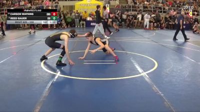 108 lbs Cons. Round 1 - Carson Watkins, Diamond Wrestling Academy vs Reed Bauer, Unioto