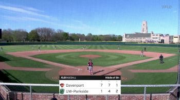 Replay: Davenport vs UW-Parkside | Apr 19 @ 3 PM