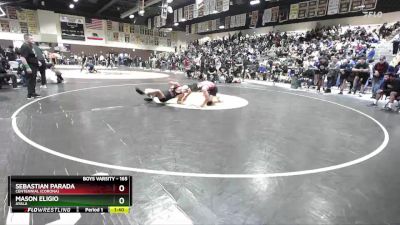 165 lbs Champ. Round 3 - Sebastian Parada, Centennial (Corona) vs Mason Eligio, Ayala