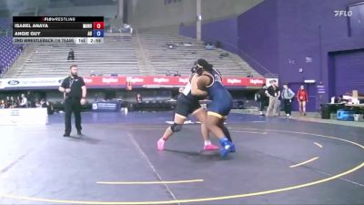 207 lbs 2nd Wrestleback (16 Team) - Isabel Anaya, Manchester vs Angie Guy, Augustana (IL)
