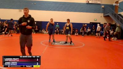 285 lbs Round 2 - Jared Smith, Fighting Squirrels vs Landen Pratt, Hawk Wrestling Club
