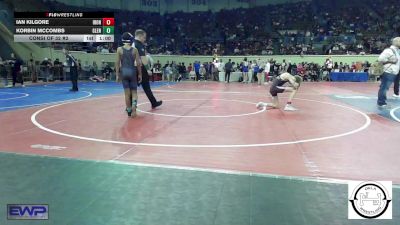 87 lbs Consi Of 32 #2 - Ian Kilgore, Ironhead Wrestling Club vs Korbin McCombs, Glenpool JH