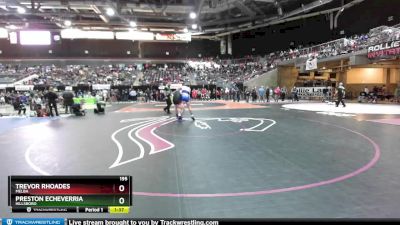 195 lbs Quarterfinal - Preston Echeverria, Hillsboro vs Trevor Rhoades, Melba