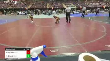 86 lbs Quarterfinal - Daniel Gonzalez, Othello WC vs Matthew Orbeta, Poway Elite