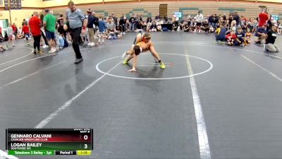 88 lbs Cons. Semi - Logan Bailey, Southside WC vs Gennaro Calvani, Cavalier Wrestling Club