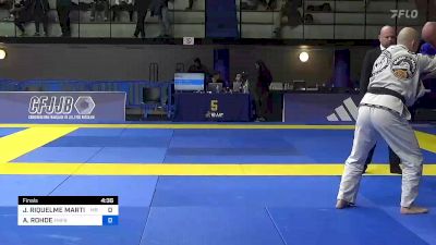 JAVIER RIQUELME MARTINEZ vs ALLON ROHDE 2023 European Jiu-Jitsu IBJJF Championship
