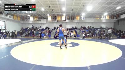190 lbs Champ. Round 1 - Sebastian Esparza, Bishop Amat vs Brody Carson, Fountain Valley