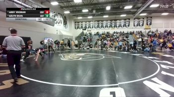 110 lbs Semifinal - Azlyn Silva, Cheyenne East vs Abby Vroman, Central