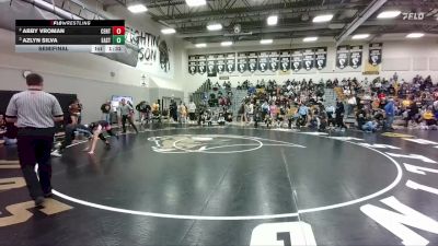 110 lbs Semifinal - Azlyn Silva, Cheyenne East vs Abby Vroman, Central