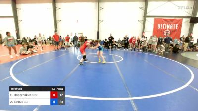 56 kg Rr Rnd 3 - Helena Underbakke, Buckeye Girls National Team vs Alexis Stroud, Virginia Blue