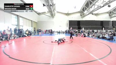 95 lbs Rr Rnd 3 - Charlotte Catania, CT Whale Orca vs Brooke Dixon, Lady Assassins