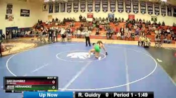 126 lbs Quarterfinal - Jesse Hernandez, Putnam vs Sam Ramirez, St. Helens