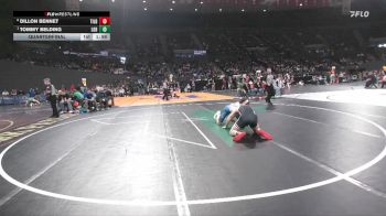 4A Boys 157 lbs Quarterfinal - Tommy Belding, La Grande Boys vs Dillon Bennet, Tillamook Boys