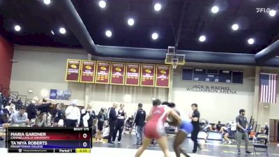 170 lbs Quarterfinal - Maria Gardner, Campbellsville University vs Ta`Niya Roberts, Presbyterian College