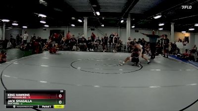 84 lbs Round 6 (8 Team) - Jack Smagalla, Iron Horse vs King Hawkins, Mat Assassins Red