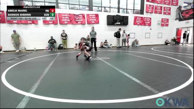 43-46 lbs 3rd Place - Amelia Mairel, Perry Wrestling Academy vs Dawson Sherrin, Bridge Creek Youth Wrestling