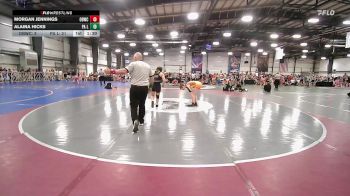 138 lbs Rr Rnd 1 - Morgan Jennings, OBWC Scarlet vs ALAINA HICKS, PA Legends