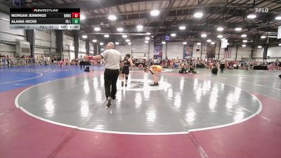 138 lbs Rr Rnd 1 - Morgan Jennings, OBWC Scarlet vs ALAINA HICKS, PA Legends