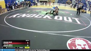 106 Gold Cons. Semi - Julius Avila, Palmetto Ridge H.S. vs Julian Ruiz, Braddock