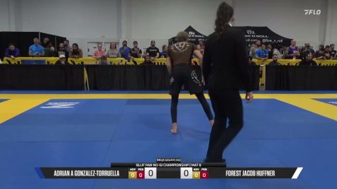 Forest Jacob Huffner vs Adrian A Gonzalez-Torruella 2026 Pan IBJJF Jiu-Jitsu No-Gi Championship