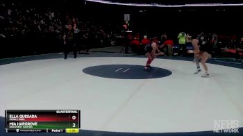 115 lbs Quarterfinal - Mia Hargrove, Discovery Canyon vs Ella Quesada, Middle Park