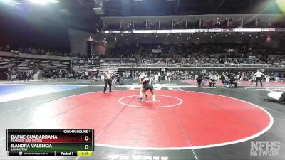 143 lbs Champ. Round 1 - Dafne Guadarrama, Franklin (Elk Grove) vs Ilandra Valencia, Livingston