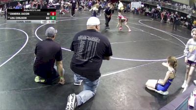 89 lbs Cons. Semi - Zandra Jacob, Neligh Oakdale vs Lea Chilson, NGSE