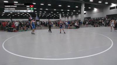 113 lbs Cons. Rd Of 64 - Tanner Stuart, Bad Karma Wrestling Club vs Cade Kunkel, Nebraska