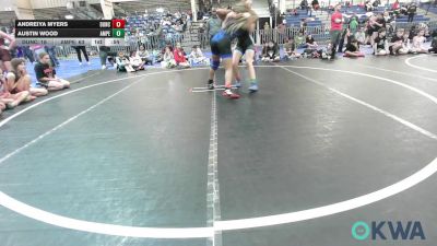135 lbs Rr Rnd 2 - Andreiya Myers, Duncan Demon Wrestling vs Austin Wood, Amped Wrestling Club