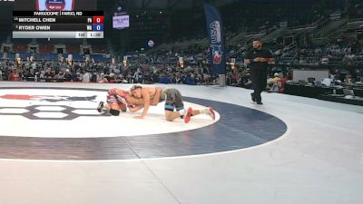 132 lbs Champ. Rd Of 16 - Mitchell Chen, Pennsylvania vs Ryder Owen, Washington