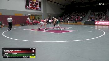 285 lbs Finals (2 Team) - Gannon Rosenfeld, Wisconsin vs Jordan Greer, Ohio