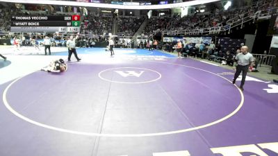 I-175 lbs Champ. Round 2 - Wyatt Boice, Minisink Valley vs Thomas Vecchio, Sachem North