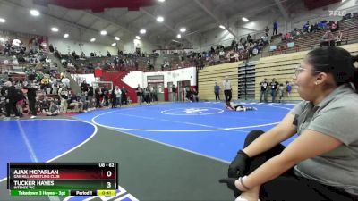 62 lbs Quarterfinal - Ajax McParlan, Oak Hill Wrestling Club vs Tucker Hayes, Intense WC