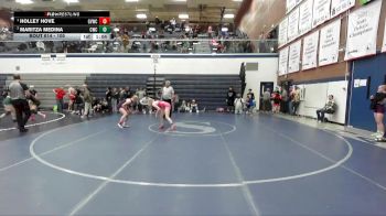 105 lbs Round 2 - Holley Hove, Garden Valley Wrestling Club vs Maritza Medina, Cougar Wrestling Club