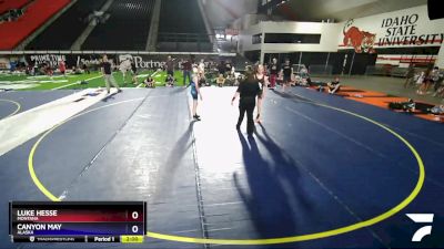 100 lbs Round 2 - Luke Hesse, Montana vs Canyon May, Alaska