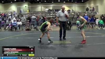 96 lbs Semifinal - Joseph Edwards, Peer Pressure Elite vs Xavier Flores, Contenders Wrestling Academy