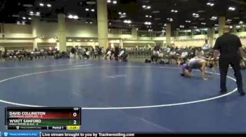 120 lbs Placement (16 Team) - David Collington, Greenwave Grapplers vs Wyatt Sanford, Eagle Empire Black