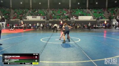 6A 150 lbs Quarterfinal - Kelton McCann, Pell City vs Riley Cornutt, Clay Chalkville