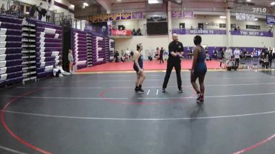 180 lbs Cons. Round 3 - D`Mysha James, Lyon College vs Kenlee Fish, Missouri Baptist University