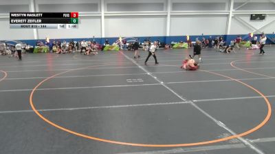144 lbs Champ. Round 3 - Westyn Haslett, Unattached vs Everett Zeitler, .