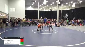 90 lbs Semifinal - Holden Logan, Penn Delco vs Wyatt Brandt, Northeastern