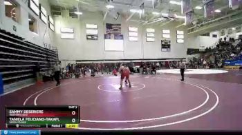 285 lbs Cons. Semi - Sammy Deseriere, Western Colo. vs Taniela Feliciano-Takafua, Simon Fraser